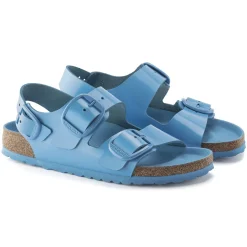 Birkenstock Multi-Strap Sandals<Milano Big Buckle High Shine Sky Blue