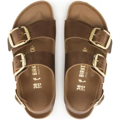 Birkenstock Multi-Strap Sandals<Milano Big Buckle Cognac
