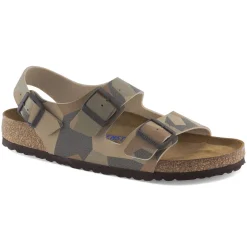 Birkenstock Ankle-Strap Sandals<Milano Bs Desert Soil Geo Camo Core