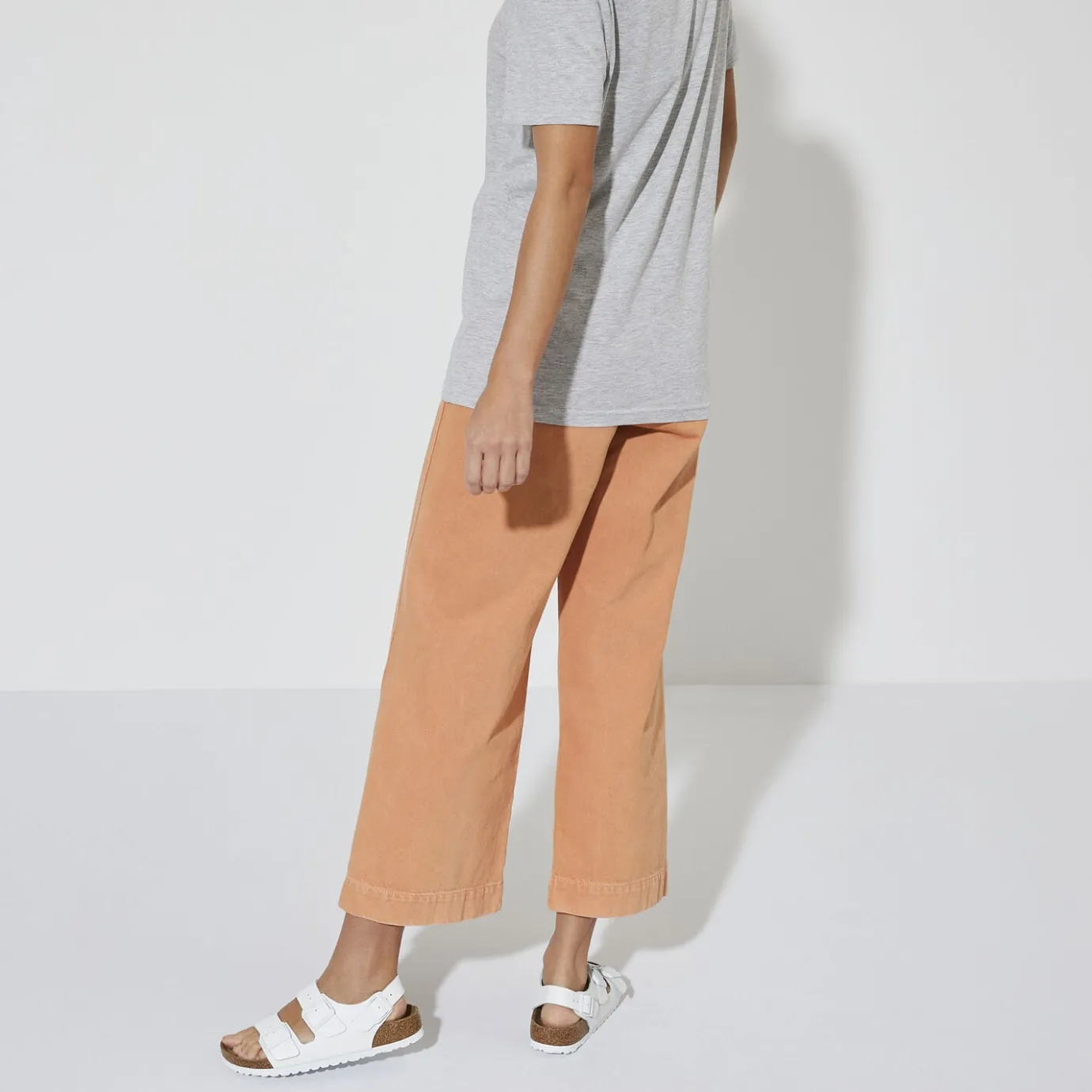 Birkenstock Ankle-Strap Sandals<Milano Bs White