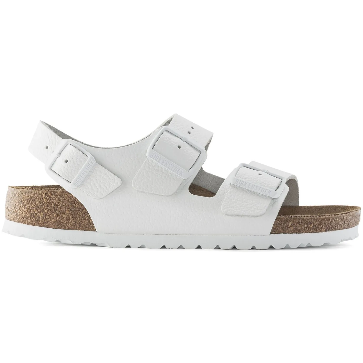 Birkenstock Ankle-Strap Sandals<Milano Bs White
