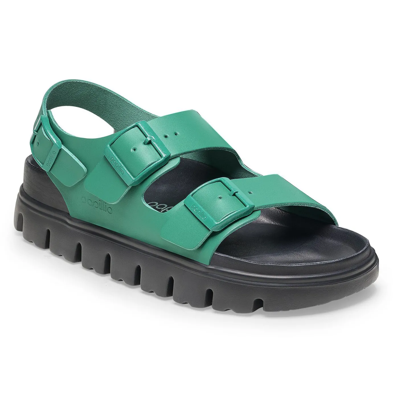 Birkenstock Ankle-Strap Sandals<Milano Chunky Digital Green