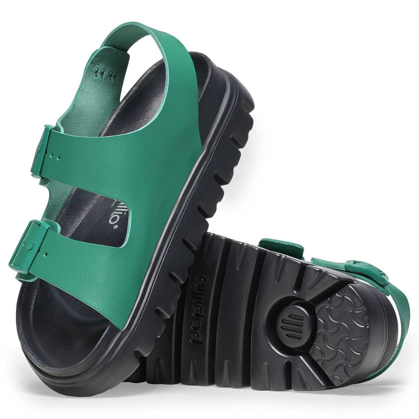 Birkenstock Ankle-Strap Sandals<Milano Chunky Digital Green