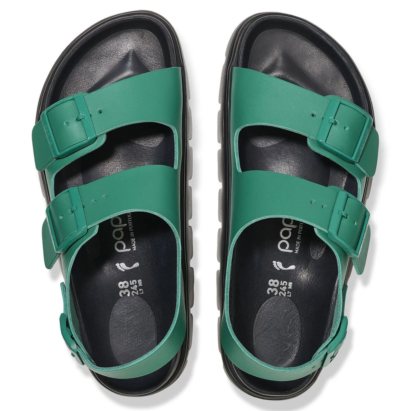 Birkenstock Ankle-Strap Sandals<Milano Chunky Digital Green