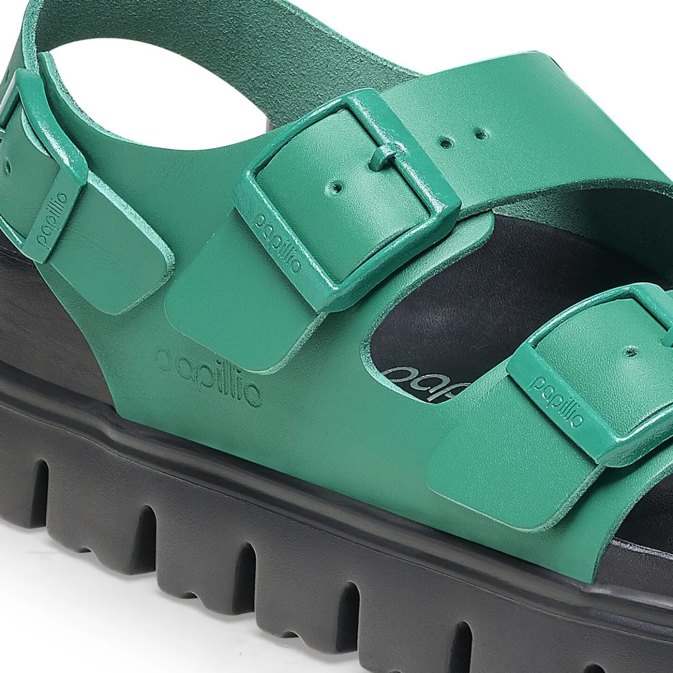Birkenstock Ankle-Strap Sandals<Milano Chunky Digital Green