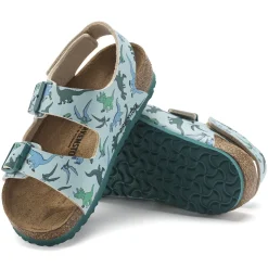 Birkenstock Strap Sandals<Milano Hl Kids Big Dino Light Blue