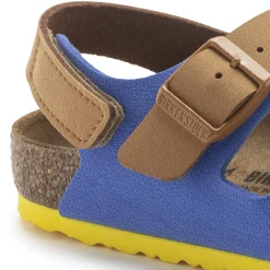 Birkenstock Strap Sandals<Milano Hl Kids Caramel/Ultra Blue