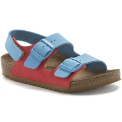 Birkenstock Strap Sandals<Milano Hl Kids Sky Blue/Active Red