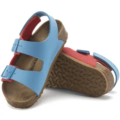 Birkenstock Strap Sandals<Milano Hl Kids Sky Blue/Active Red