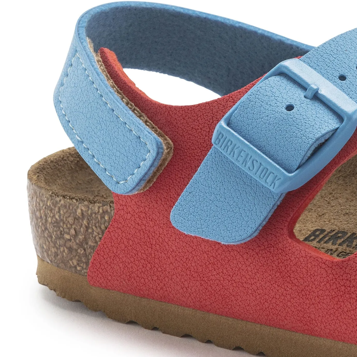 Birkenstock Strap Sandals<Milano Hl Kids Sky Blue/Active Red