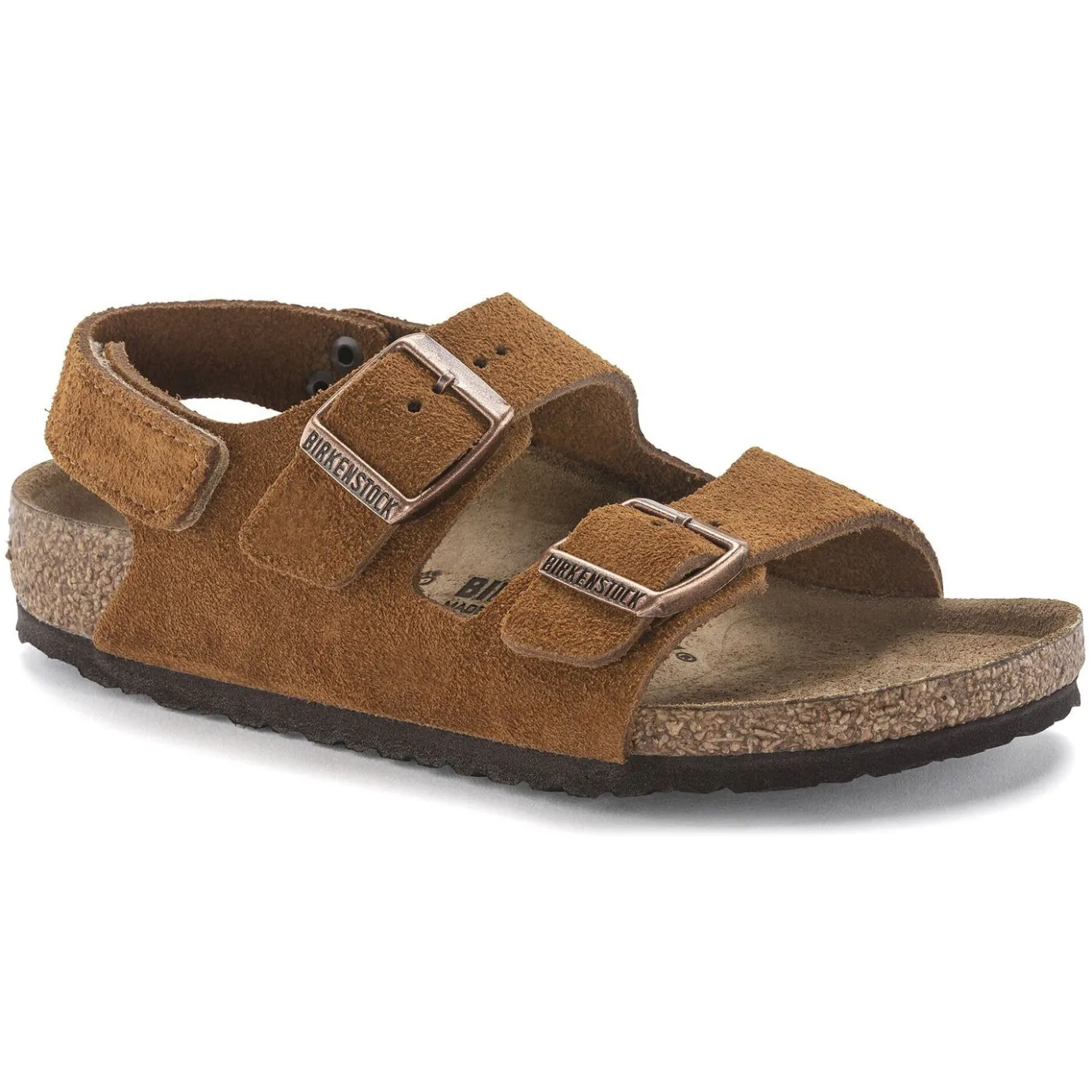 Birkenstock Strap Sandals<Milano Hl Suede Kids Mink