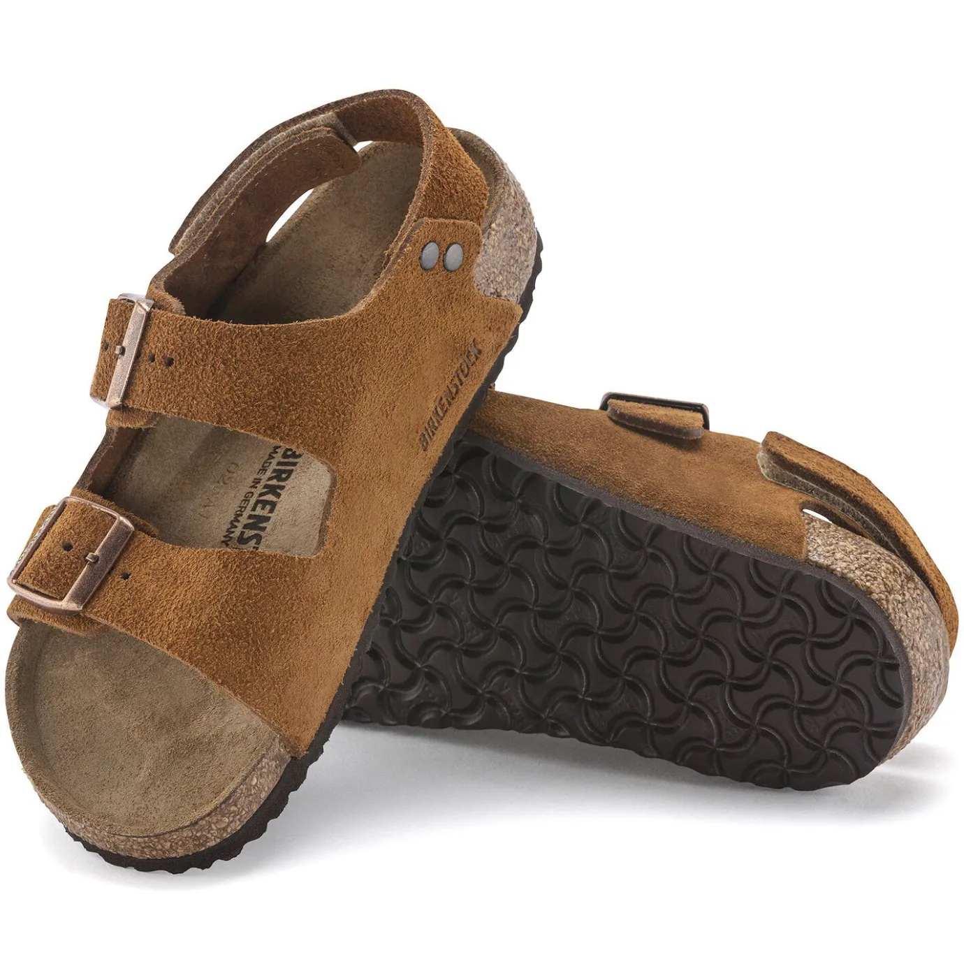 Birkenstock Strap Sandals<Milano Hl Suede Kids Mink