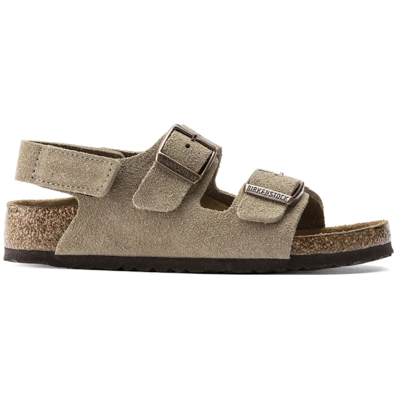 Birkenstock Strap Sandals<Milano Hl Suede Kids Taupe