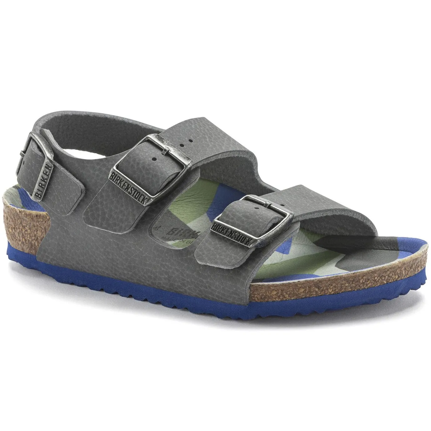 Birkenstock Strap Sandals<Milano Kids Desert Soil Camo Gray
