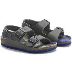 Birkenstock Strap Sandals<Milano Kids Desert Soil Camo Gray