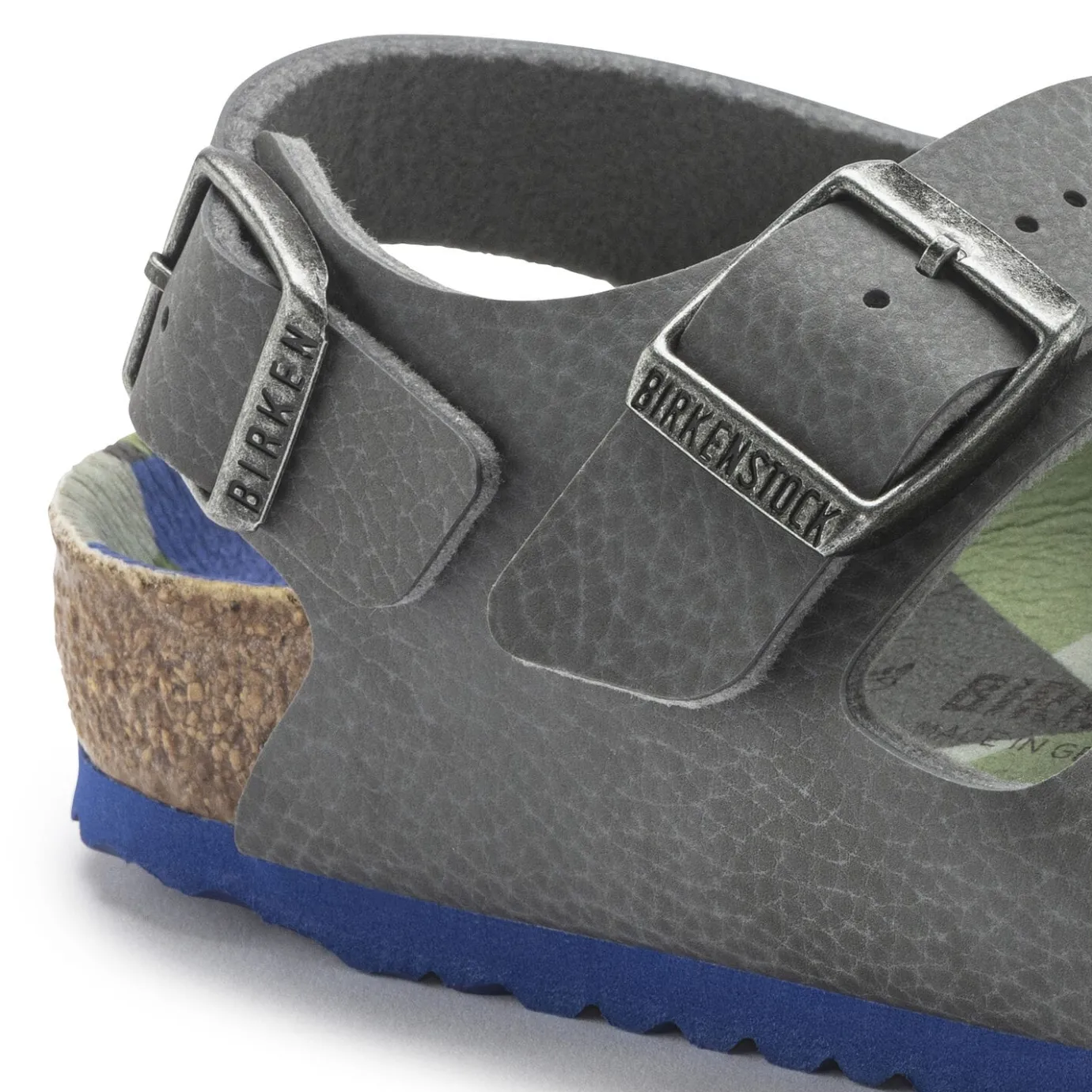Birkenstock Strap Sandals<Milano Kids Desert Soil Camo Gray