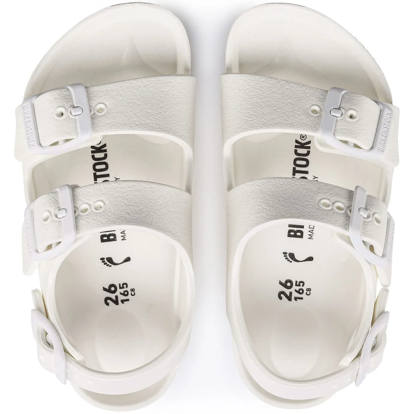 Birkenstock Strap Sandals<Milano Kids Essentials White