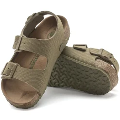 Birkenstock Strap Sandals<Milano Kids Vegan Vegan Canvas Faded Khaki