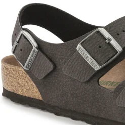 Birkenstock Ankle-Strap Sandals<Milano Vegan Desert Dust Black