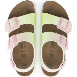 Birkenstock Ankle-Strap Sandals<Milano Vegan Candy Pink/Faded Lime