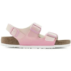 Birkenstock Ankle-Strap Sandals<Milano Vegan Candy Pink/Faded Lime