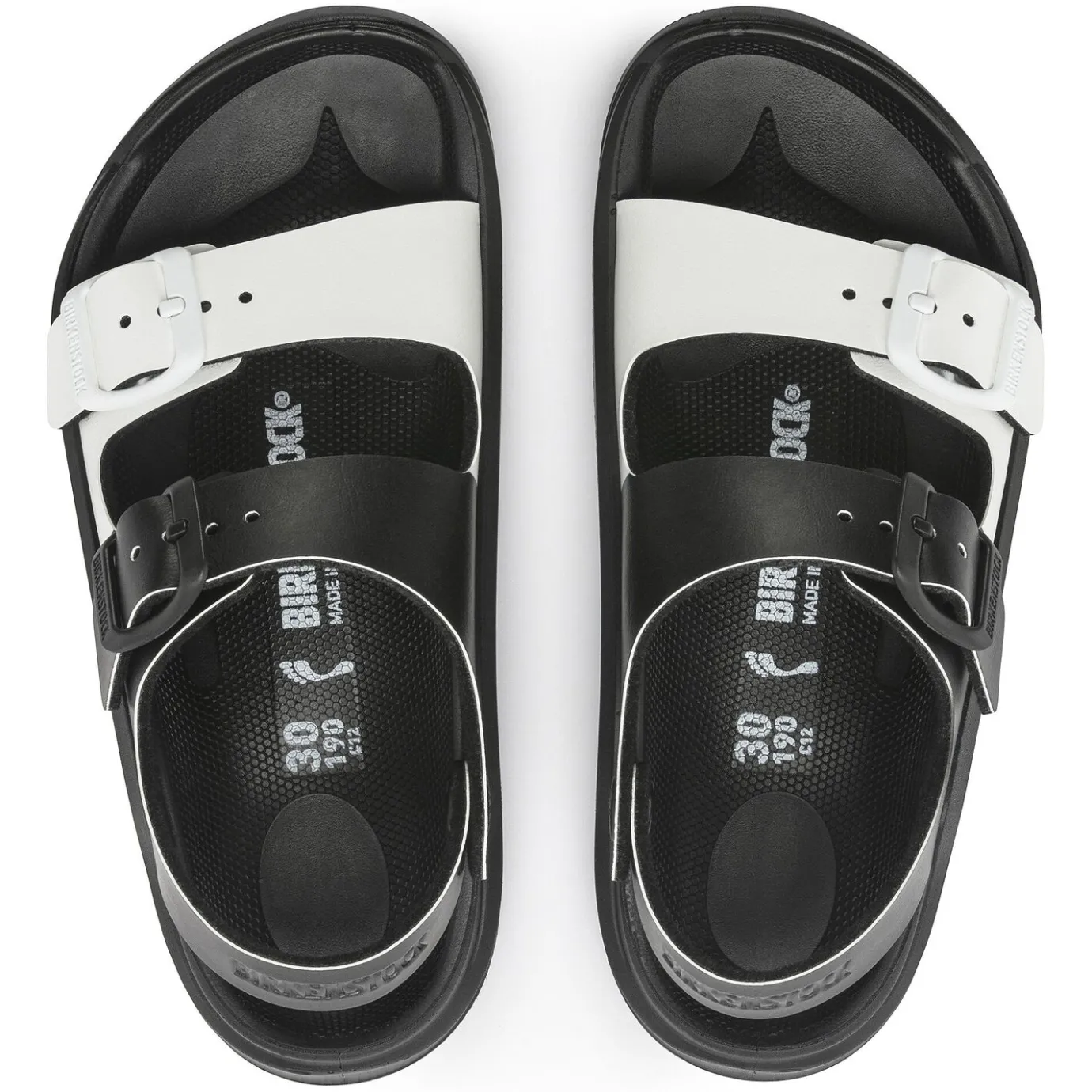 Birkenstock Strap Sandals<Mogami Black/White