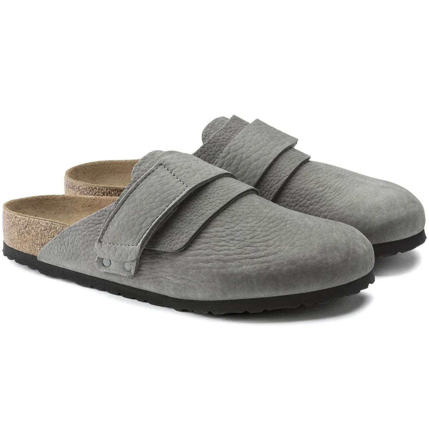 Birkenstock Clogs<Nagoya Desert Buck Whale Gray