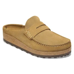 Birkenstock Clogs<Naples Corduroy Cork Brown
