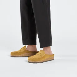 Birkenstock Clogs<Naples Corduroy Cork Brown