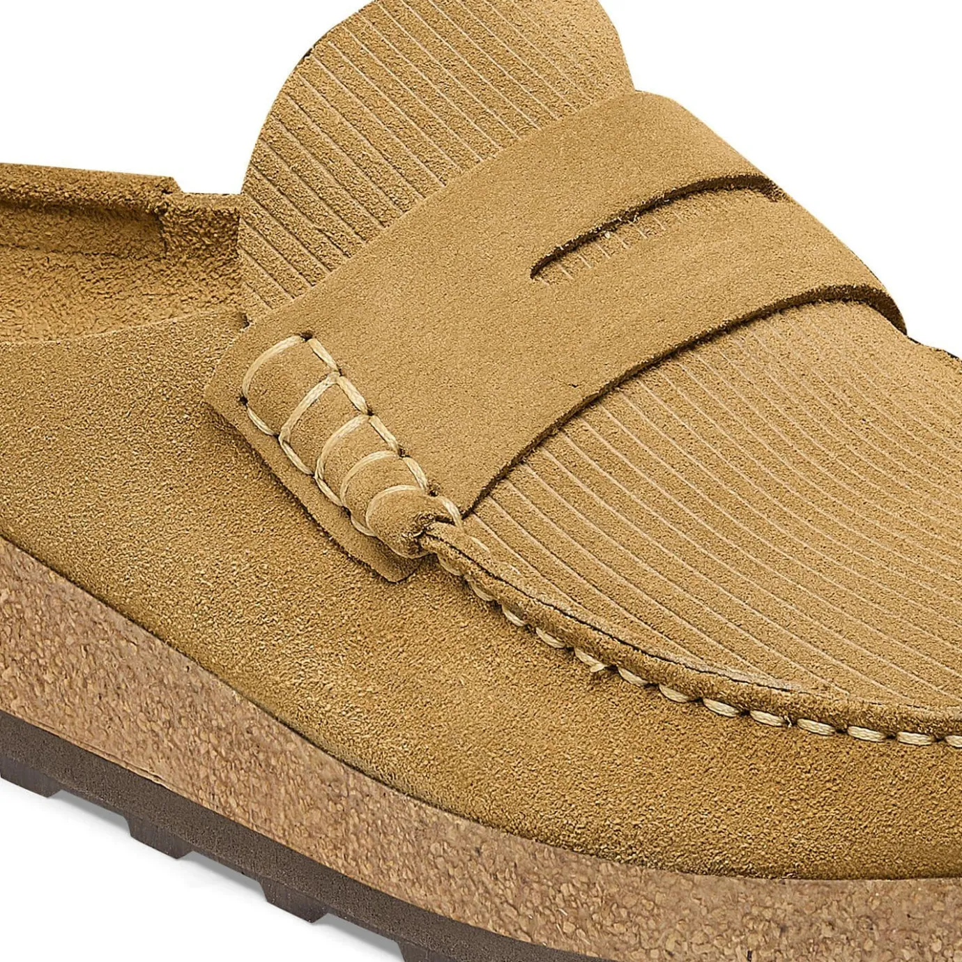 Birkenstock Clogs<Naples Corduroy Cork Brown