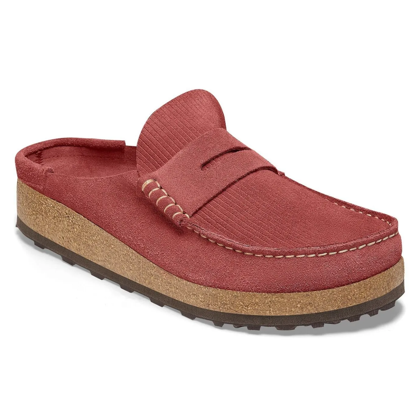Birkenstock Clogs<Naples Corduroy Sienna Red