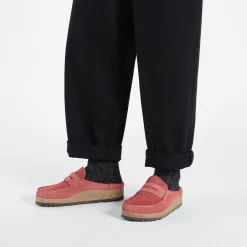 Birkenstock Clogs<Naples Corduroy Sienna Red