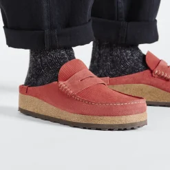 Birkenstock Clogs<Naples Corduroy Sienna Red