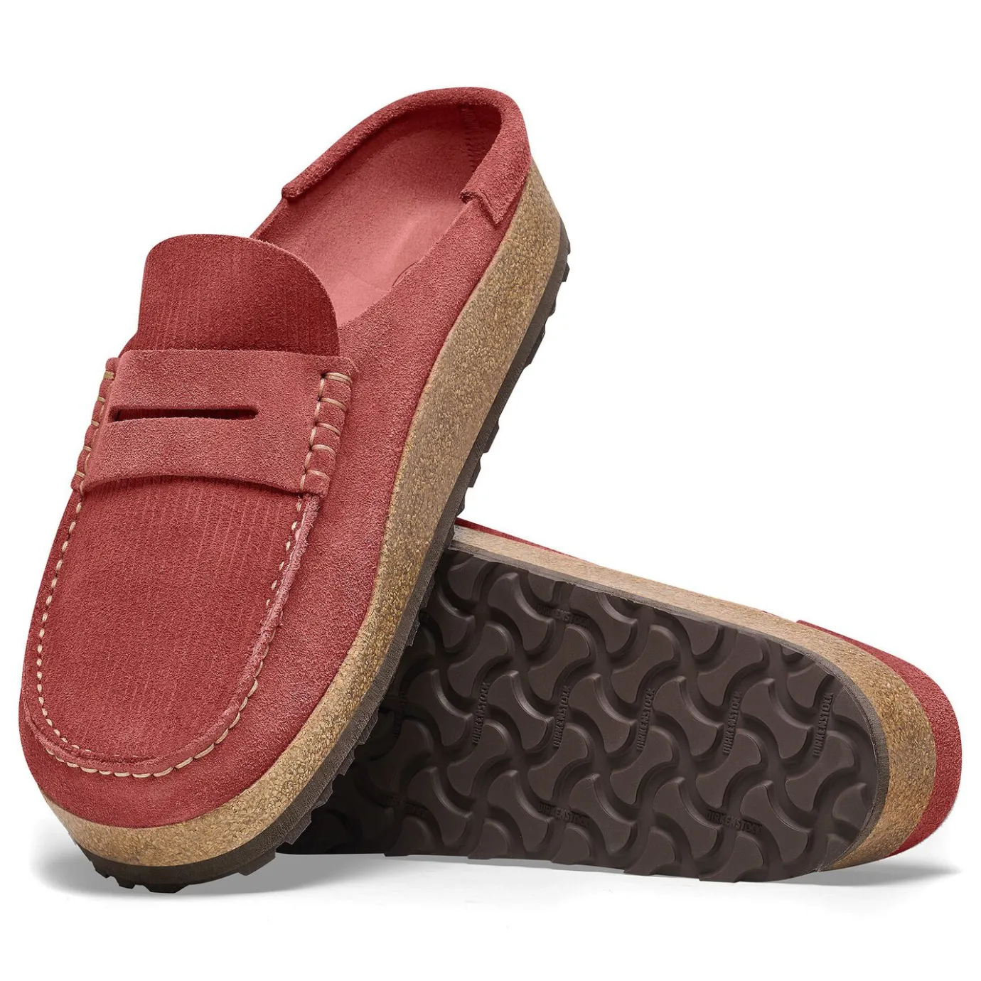 Birkenstock Clogs<Naples Corduroy Sienna Red
