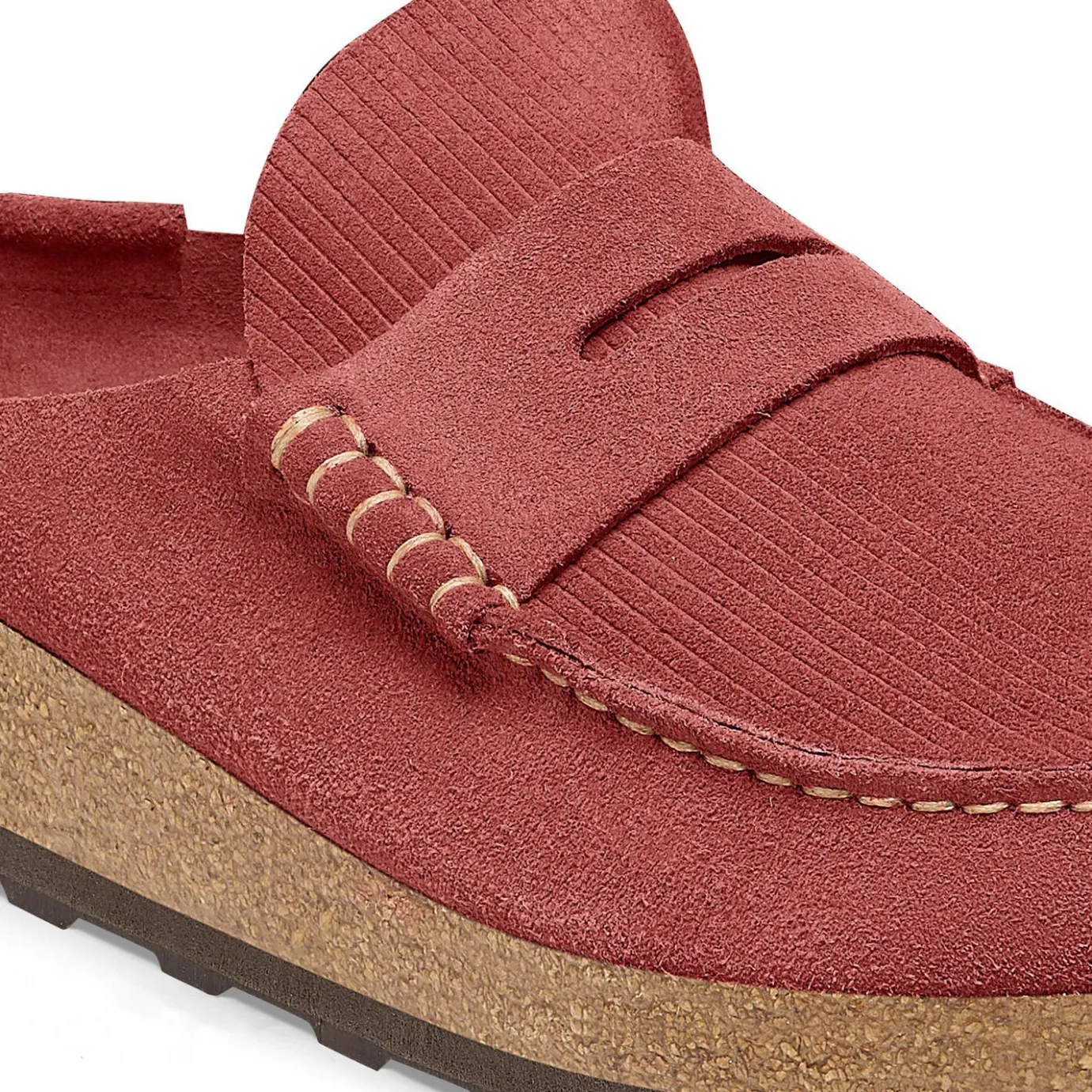 Birkenstock Clogs<Naples Corduroy Sienna Red