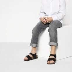Birkenstock Strap Sandals<New York Kids Black