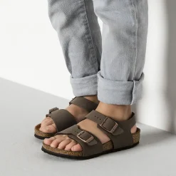 Birkenstock Strap Sandals<New York Kids Mocha