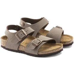 Birkenstock Strap Sandals<New York Kids Mocha