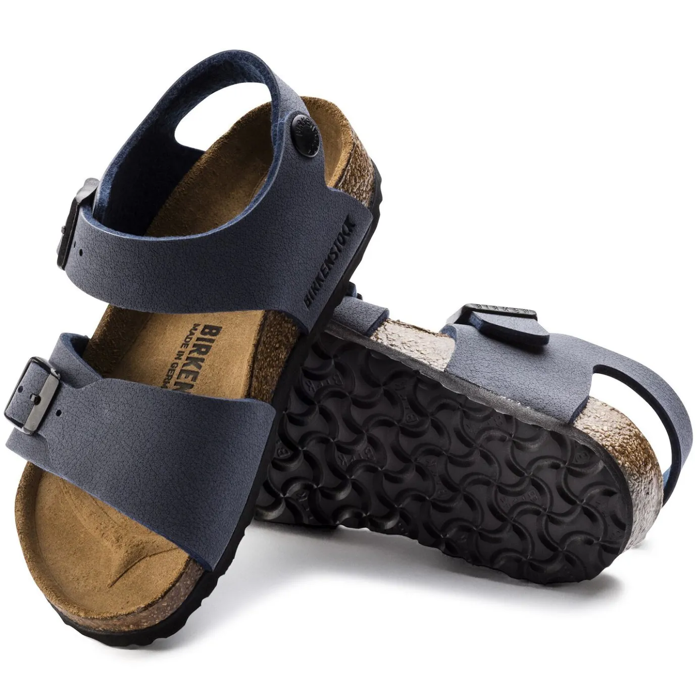Birkenstock Strap Sandals<New York Kids Navy