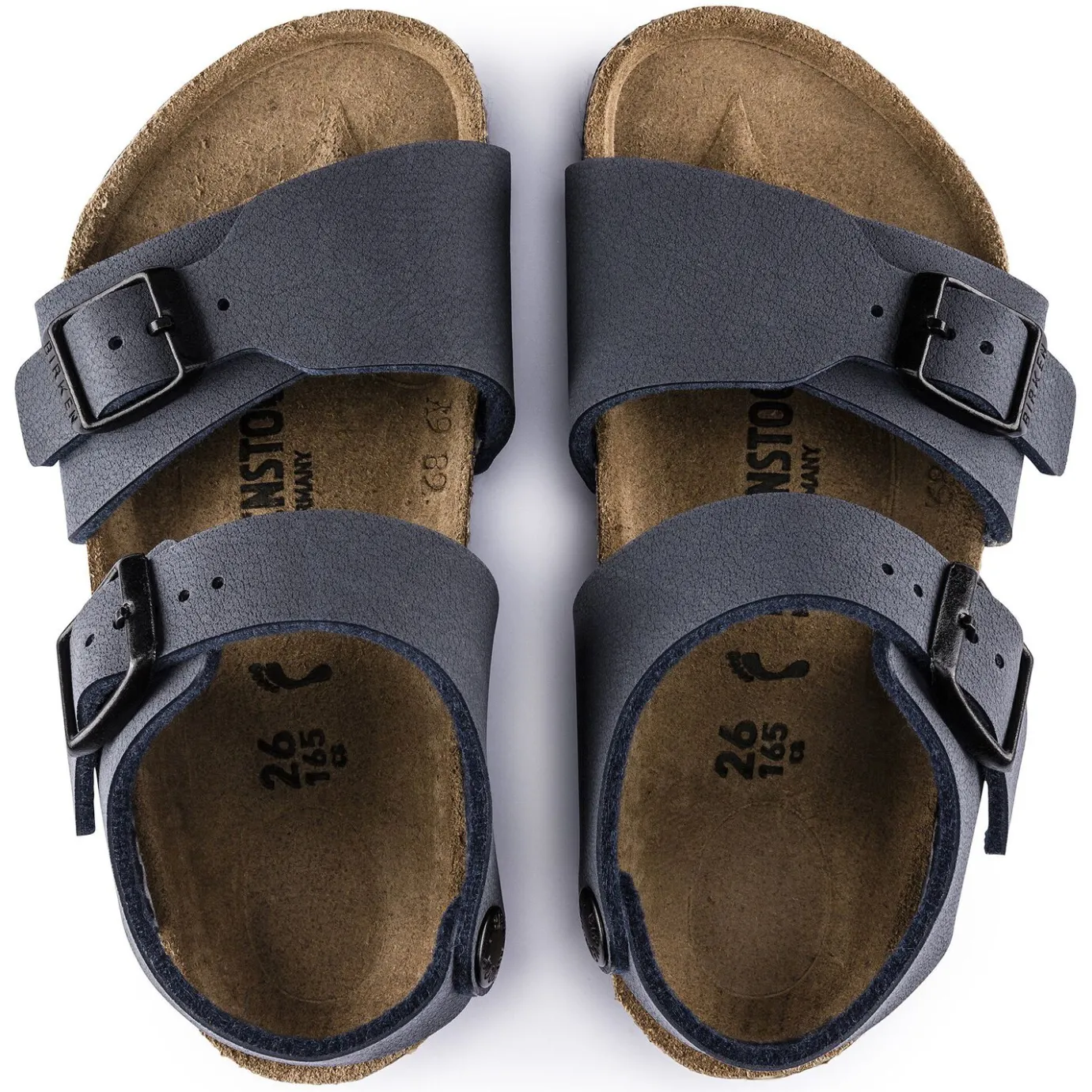 Birkenstock Strap Sandals<New York Kids Navy