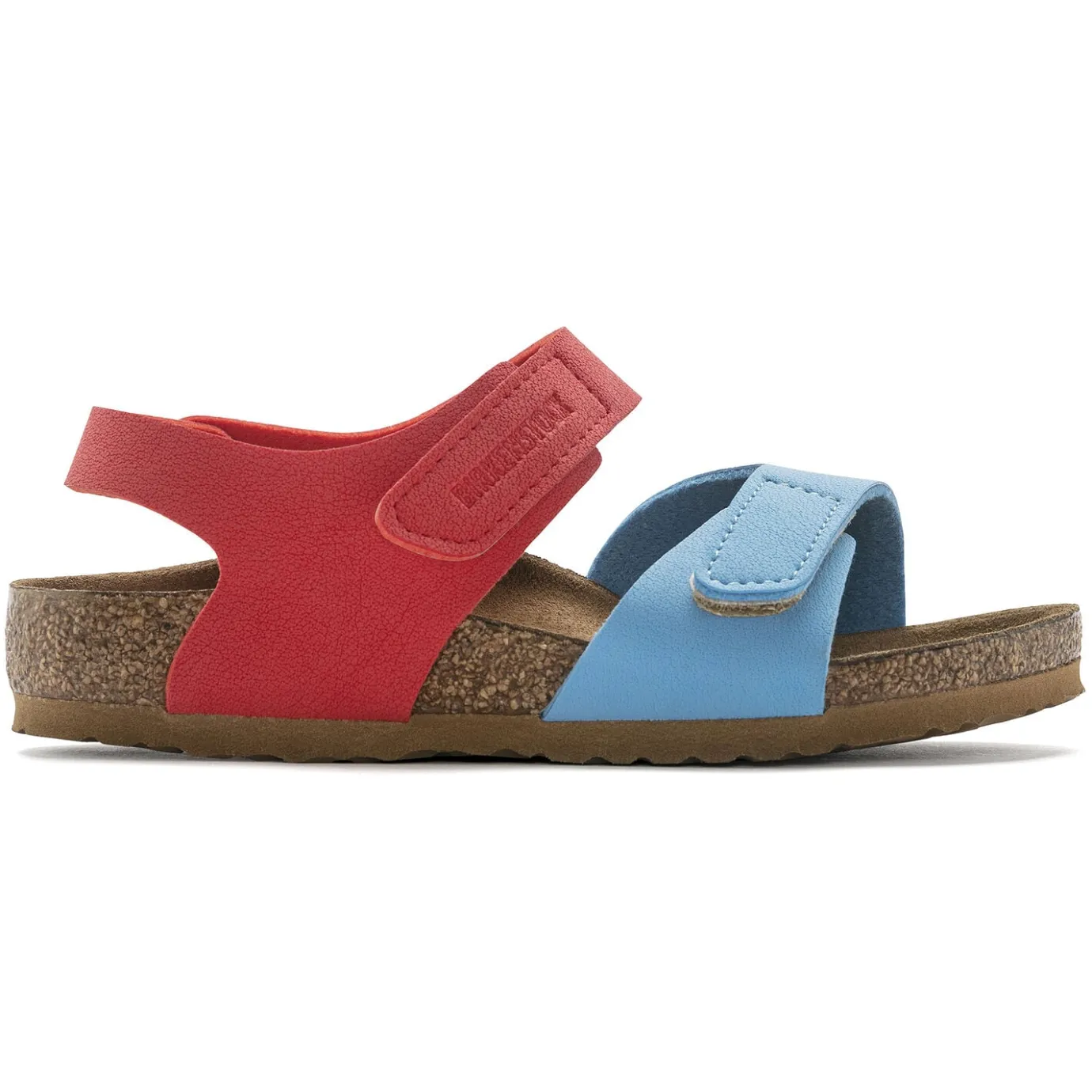 Birkenstock Strap Sandals<Palu Kids Logo Bs Sky Blue/Active Red