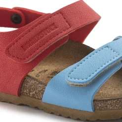 Birkenstock Strap Sandals<Palu Kids Logo Bs Sky Blue/Active Red