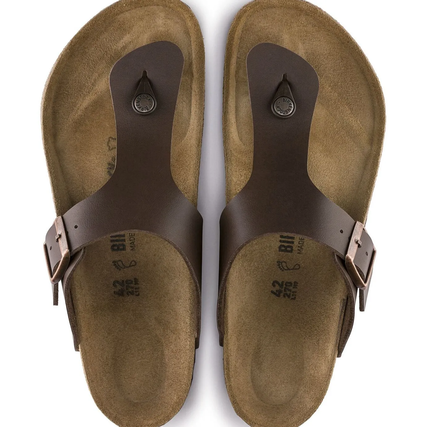 Birkenstock Thong Sandals<Ramses Dark Brown