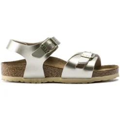 Birkenstock Strap Sandals<Rio Kids Electric Metallic Gold