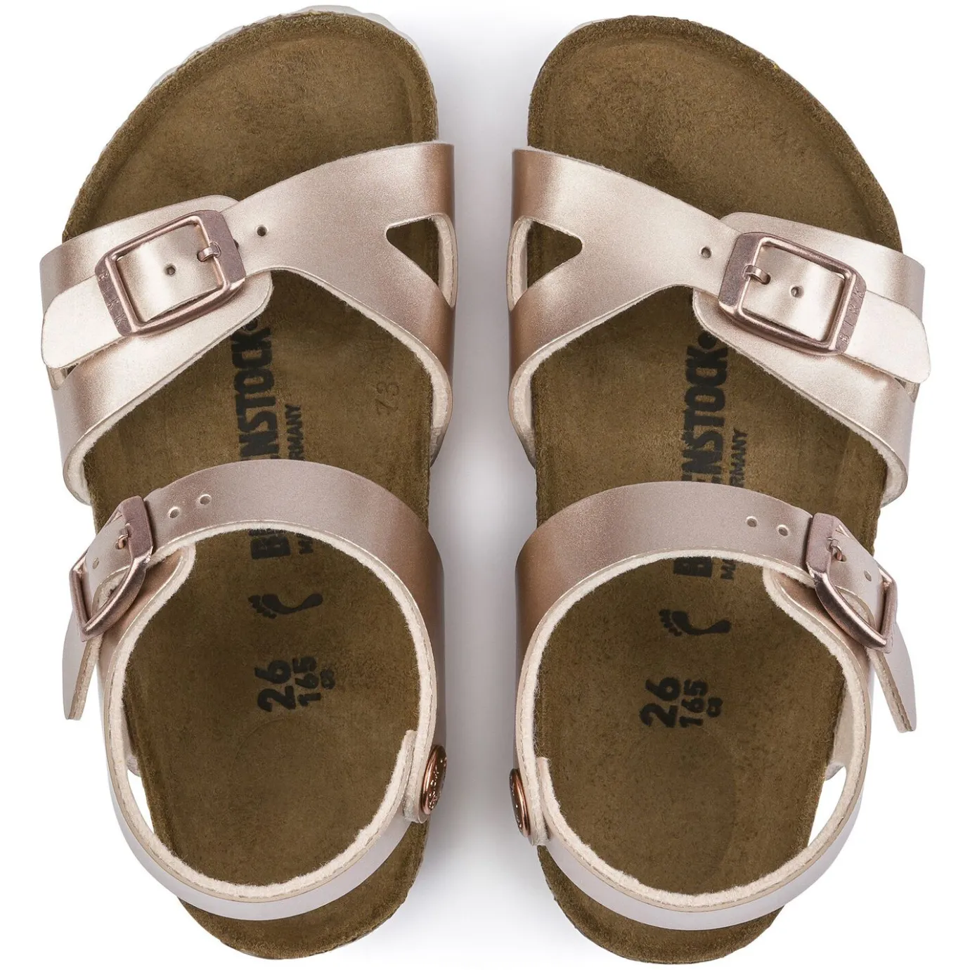 Birkenstock Strap Sandals<Rio Kids Electric Metallic Copper