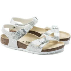 Birkenstock Strap Sandals<Rio Kids Cosmic Sparkle White