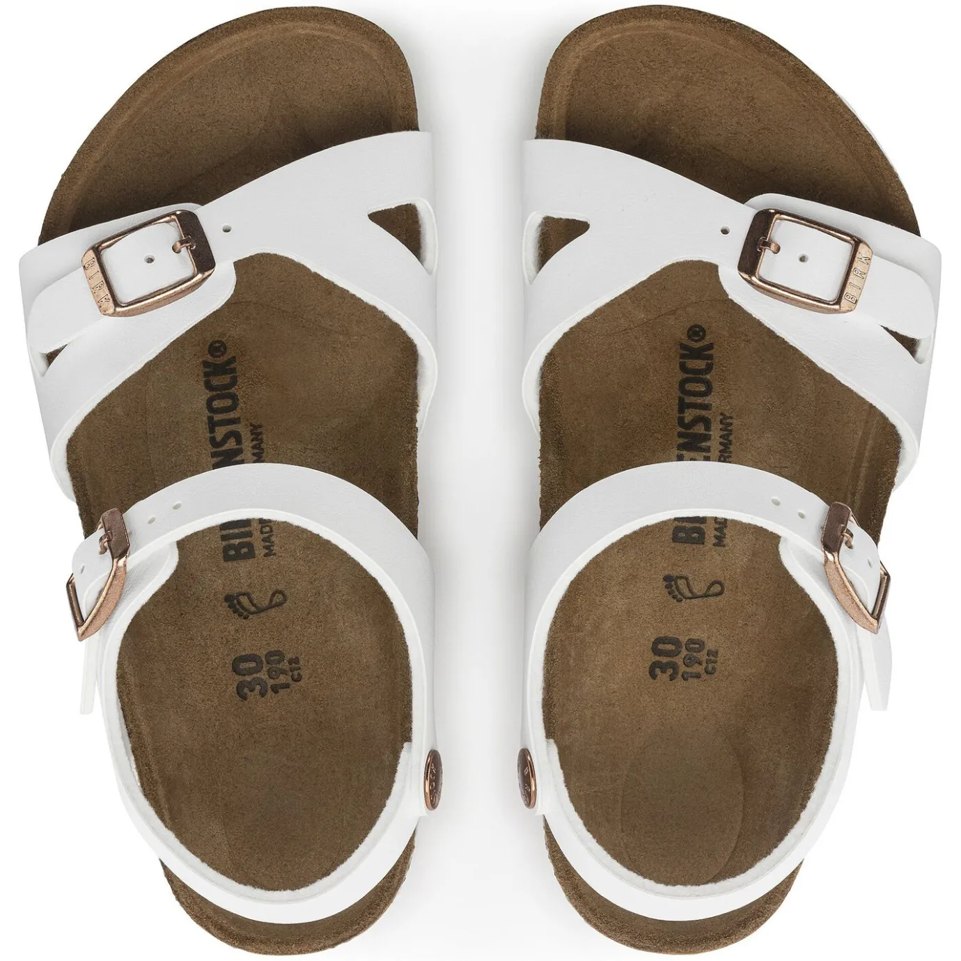 Birkenstock Strap Sandals<Rio Kids White
