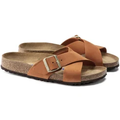 Birkenstock Two-Strap Sandals<Siena Soft Footbed Pecan