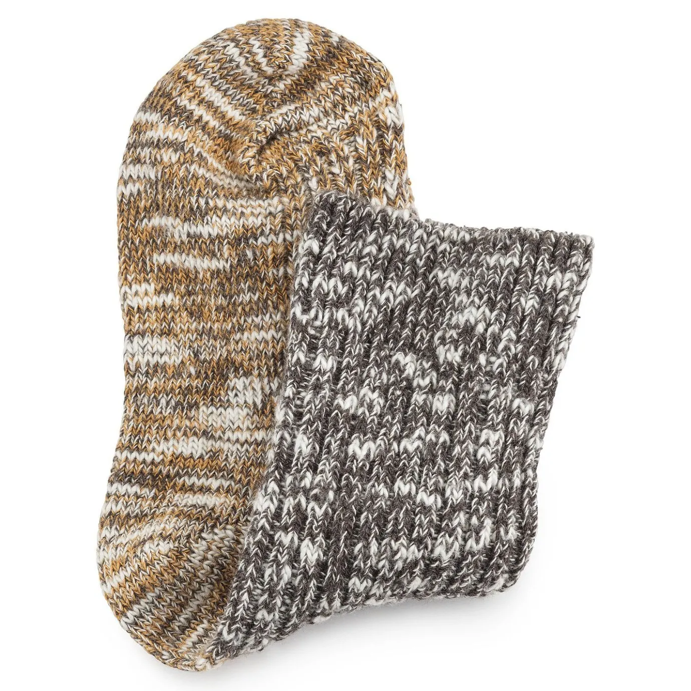 Birkenstock Socks<Slub Block Kids Brown