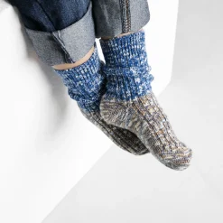 Birkenstock Socks<Slub Block Kids Skydiver